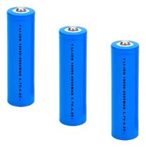 Kit 3 Bateria Para Microfone Recarregavel 18650 3.7v Niwave