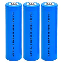 Kit 3 Baterias 18650 9800Mah 4.2V Recarregáveis Para Rádios