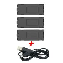 Kit 3 Baterias + Cabo, Para Drones M5, M4, K10, K11, K12, K13, E88,E99, P15 Kit 3 Baterias + Cabo, Para Drones M5, M4, K10, K11, K12, K13, E88,E99, P15