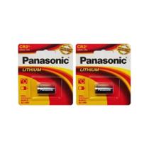 Kit 3 Baterias Lítio CR2 Panasonic 3V 3 Unidades