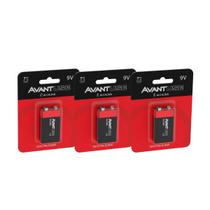 kit 3 Baterias Pilha Alcalina 9v Cod: 408100014-3 Avant Use kit 3 Baterias Pilha Alcalina 9v Cod: 408100014-3 Avant Use
