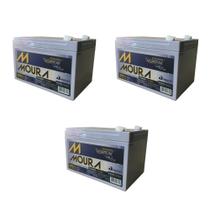 kit 3 Baterias selada vrla 12v 12ah kit 3 Baterias selada vrla 12v 12ah