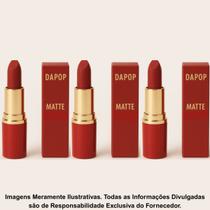 Kit 3 Batom Em Bala Matte Cor 4 - Dapop