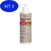 Kit 3 Bb Cream Hair Leave In Universal 200Ml Apse Cosmetics
