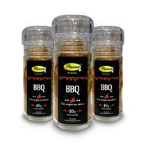 Kit 3 BBQ - Tempero para carnes Moedor Pazze 80g