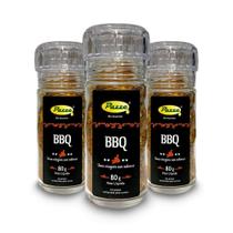 Kit 3 Bbq - Tempero Para Carnes Moedor Pze 80G