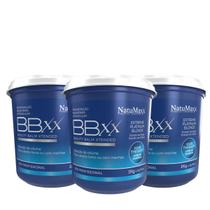 Kit 3 Bbxx Beauty Balm Xtended Platinum Blonde Natumaxx 1kg Kit 3 Bbxx Beauty Balm Xtended Platinum Blonde Natumaxx 1kg