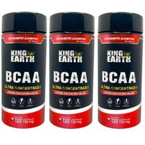 Kit 3 Bcaa Ultra Concentrado 360 Cápsulas - King Earth