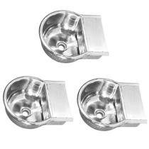 Kit 3 Bebedouro Automático Animais Cães Cavalo Alumínio 7 L