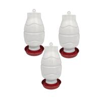 Kit 3 Bebedouro Automático Rosca 5 Litros Galinha e Aves Kit 3 Bebedouro Automático Rosca 5 Litros Galinha e Aves