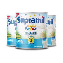 Kit 3 Bebida de Arroz Kids Supramil Unilife 200g Kit 3 Bebida de Arroz Kids Supramil Unilife 200g