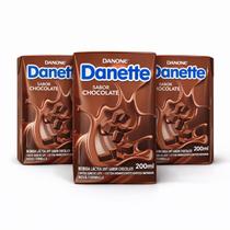 kit 3 Bebida Láctea DANETTE Chocolate 200ml