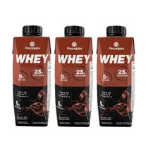 Kit 3 Bebida Láctea Piracanjuba Whey Zero Lactose com 23g de Proteína Sabor Cacau 250ml Kit 3 Bebida Láctea Piracanjuba Whey Zero Lactose com 23g de Proteína Sabor Cacau 250ml