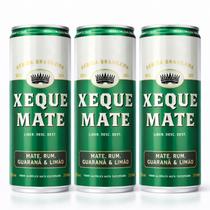 Kit 3 Bebida mista de rum Xeque Mate Draft 362ml