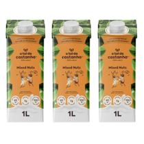 Kit 3 bebida vegetal mixed nuts 1l a tal da castanha