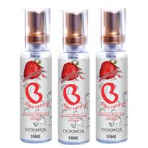 Kit 3 Beija Bem Morango - Dokmos - 15ml