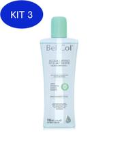 Kit 3 Bel Col Acqua Micelar Aminoderme Solução De Limpeza