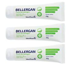 Kit 3 Bellergan Creme Antialérgico Natural 27g - Uberpharma