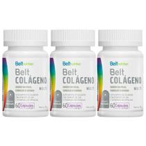 Kit 3 Belt Multi Vitaminas Colágeno Plus Hidrolisado GLP1