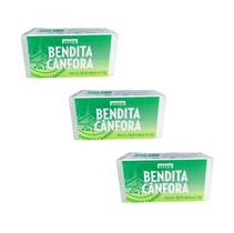 Kit 3 Bendita Cânfora 28g Estojo Com 8 Tabletes - Bravir Kit 3 Bendita Cânfora 28g Estojo Com 8 Tabletes - Bravir
