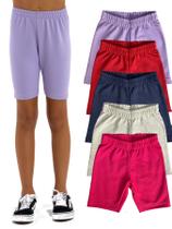 Kit 3 Bermuda Ciclista Infantil Menina Kit 3 Bermuda Ciclista Infantil Menina