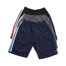 Kit 3 Bermuda. Infantil Tactel OX SILVER Bolsos Frente e Costa