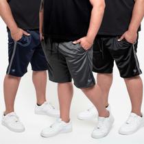 Kit 3 Bermuda Masculina Short Plus Size Helanca Premium