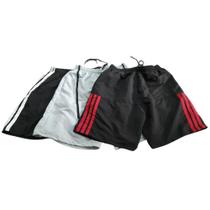 kit 3 Bermuda Shorts Maculino 38 ao 44 Tactel, Academia, Lazer, Treino, Esporte