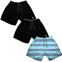 Kit 3 Bermuda Shorts Masculino Esporte Kit 3 Bermuda Shorts Masculino Esporte