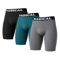 kit 3 Bermuda Térmica Anti Assadura Esportiva Sem P ao G5 plus size
