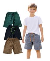 Kit 3 Bermudas De Verão Infantil Juvenil Menino