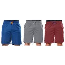 Kit 3 Bermudas Elite Comfort Masculina