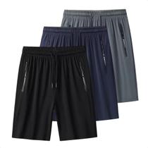 Kit 3 Bermudas Masculina Treino Verão Com Bolsos Musculação Kit 3 Bermudas Masculina Treino Verão Com Bolsos Musculação