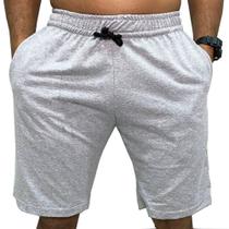 Kit 3 Bermudas Moletom Masculina Short Com Bolso Treino Casual Cores Básico Esporte verão