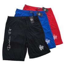 Kit 3 bermudas Short Dry Fit Academia Treino Fitness Dabliu Fit