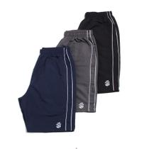 Kit 3 Bermudas Tactel Esporte - Confortavel