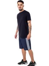 Kit 3 Bermudas Tactel Lisa Masculina Básica