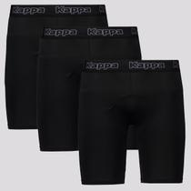 Kit 3 Bermudas Térmicas Kappa Belquior Preta Kit 3 Bermudas Térmicas Kappa Belquior Preta