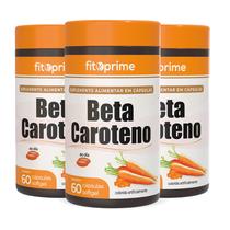 Kit 3 Beta Caroteno 400mg 60 Cápsulas Fitoprime