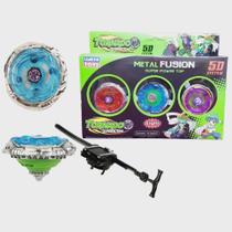 Kit 3 Beyblade Metal C/Luz Led Speed Light + 3 Lançadores Kit 3 Beyblade Metal C/Luz Led Speed Light + 3 Lançadores e