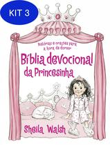 Kit 3 Bíblia Devocional Da Princesinha - Vida Melhor