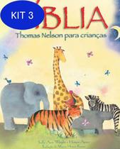 Kit 3 Bíblia Thomas Nelson Para Crianças - Versão Compacta
