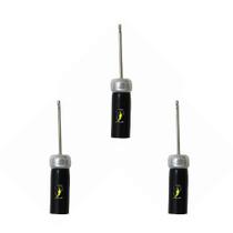 KIT 3 Bico Agulha para Bomba de Ar Encher Inflar Bolas Futebol JFIT