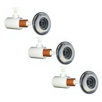 Kit 3 bico jato hidromassagem pratic inox sodramar 50mm