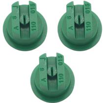 Kit 3 Bicos Leque para Pulverizadores Agrícola Verde Guarany