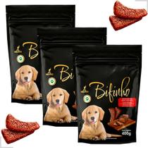 Kit 3 Bifinho Petisco Para Cães Pet Sabor Carne Assada 400g Churrasco Adestramento Agrado Mimo Prêmio Recompensa Palito Premium Natural Macio Cachorro Kit 3 Bifinho Petisco Para Cães Pet Sabor Carne Assada 400g Churrasco Adestramento Agrado Mimo Prêmio Recompensa Palito Premium Natural Macio Cachorro