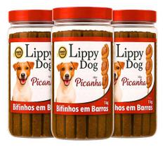 Kit 3 Bifinhos Carne Picanha 1kg Petisco Snack Cães Pet Dog Kit 3 Bifinhos Carne Picanha 1kg Petisco Snack Cães Pet Dog