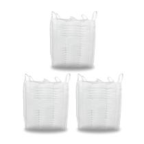 Kit 3 Big Bag 1 Tonelada Saco Jumbo Reforçado Para Grãos, Areia, Construção, Reciclagem Alta Resistência, Reutilizável, Com Alça Kit 3 Big Bag 1 Tonelada Saco Jumbo Reforçado Para Grãos, Areia, Construção, Reciclagem Alta Resistência, Reutilizável, Com Alça
