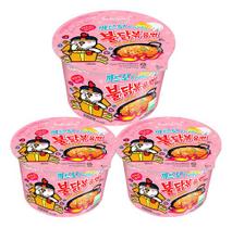 Kit 3 Big Bowl Samyang Carbonara O Sabor Picante E Cremoso