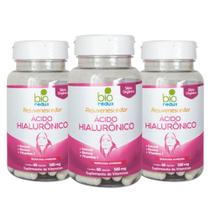 Kit 3 Bio Redux Rejuvenescedor - Ácido Hialurônico (+ Retinol + Biotina + Vitamina C) 60 Cápsulas 500mg
